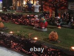 Halloween village display platform W Led Lights For Dept 56 Lemax Spooky Town Halloween village display platform W Led Lights For Dept 56 Lemax Spooky Town