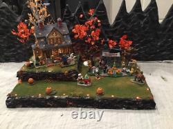 Halloween village display platform W Led Lights For Dept 56 Lemax Spooky Town Halloween village display platform W Led Lights For Dept 56 Lemax Spooky Town
