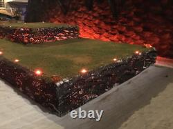 Halloween village display platform W Led Lights For Dept 56 Lemax Spooky Town Halloween village display platform W Led Lights For Dept 56 Lemax Spooky Town