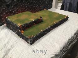 Halloween village display platform W Led Lights For Dept 56 Lemax Spooky Town Halloween village display platform W Led Lights For Dept 56 Lemax Spooky Town
