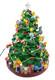 Hamilton Collection 2004 The Simpsons Christmas Tree 13.5 Resin Working Withbox