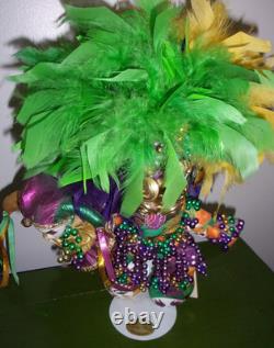 Handcrafted Mardi Gras MisChief Collectible Doll 13 Connie Born with Tag Stand