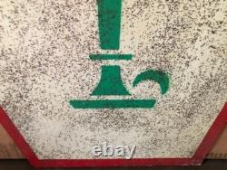 Handmade Metal Christmas Tree Stencil Sign Vintage 1980s Holiday Wall Decor #1