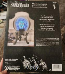 Haunted Mansion Madame Leota Animated Crystal Ball Sounds Glows Disney Gemmy New