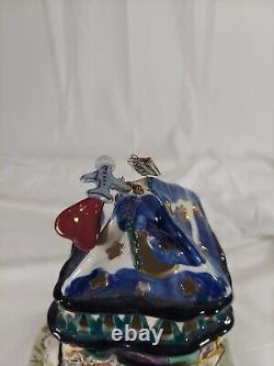 Heather Goldminc Madame Kitty's Fortune Tealight holder 2001 Blue Sky Halloween