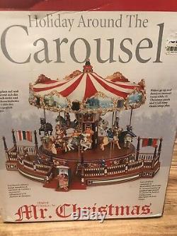Holiday Around The Carousel 2003 Mr. Christmas Animated Musical