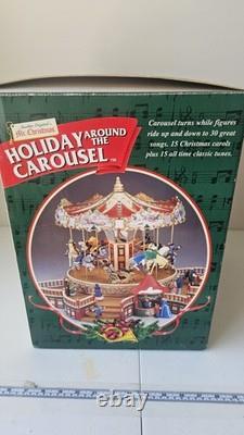 Holiday Around The Carousel Mr. Christmas 1999 Electric Carousel Works