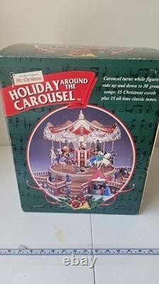 Holiday Around The Carousel Mr. Christmas 1999 Electric Carousel Works