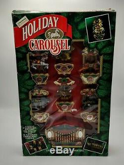 Holiday Carousel Mr Christmas New Mint Condition Rare 1992 Holiday Horse Tiger