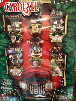 Holiday Carousel Mr Christmas New Mint Condition Rare 1992 Vintage Holiday Horse