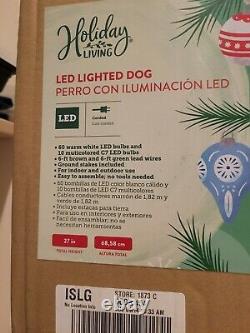 Holiday Living 27 Christmas LED Light Up Fluffy Doodle Dog SOLD OUT! 3723791
