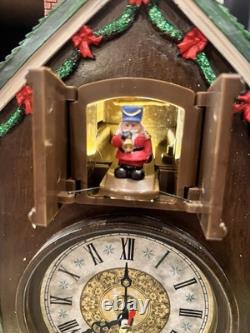 Holiday Living Bree's Cuckoo Clock LED Musical Motion with Box Tested