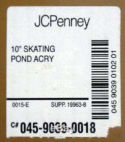 Holiday Scene 10 Skating Pond By Jcpenney Home Collection Acryilic New In Box