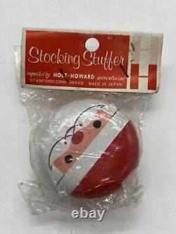 Holt Howard Christmas Stocking Stuffer Lot (3) Mid Century IN PACKAGES RARE