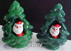 Holt Howard Christmas Tree Santa Salt & Pepper 1960