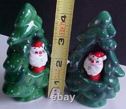 Holt Howard Christmas Tree Santa Salt & Pepper 1960
