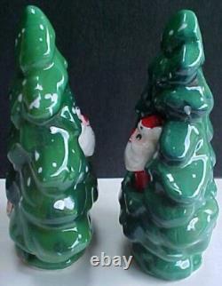Holt Howard Christmas Tree Santa Salt & Pepper 1960