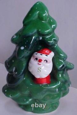 Holt Howard Christmas Tree Santa Salt & Pepper 1960