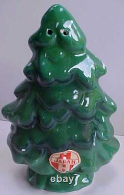 Holt Howard Christmas Tree Santa Salt & Pepper 1960