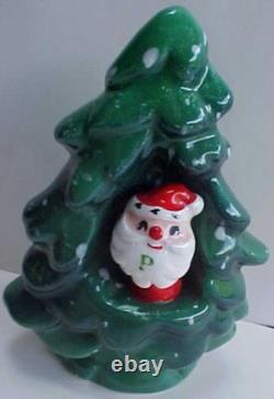 Holt Howard Christmas Tree Santa Salt & Pepper 1960