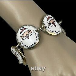 Holt Howard Santa Claus Christmas Holiday Toggle Bracelet 1959 Rare! Japan