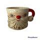 Holt Howard Vintage Christmas Atomic Starry Eyed Santa Mug 1960