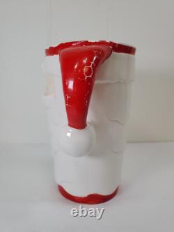 Holt Howard Winking Santa Christmas Pitcher 6 Foil tag See Photos Holt Howard Winking Santa Christmas Pitcher 6 Foil tag See Photos