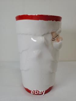 Holt Howard Winking Santa Christmas Pitcher 6 Foil tag See Photos Holt Howard Winking Santa Christmas Pitcher 6 Foil tag See Photos