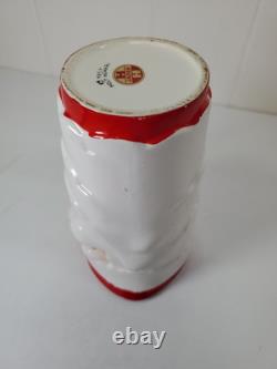 Holt Howard Winking Santa Christmas Pitcher 6 Foil tag See Photos Holt Howard Winking Santa Christmas Pitcher 6 Foil tag See Photos