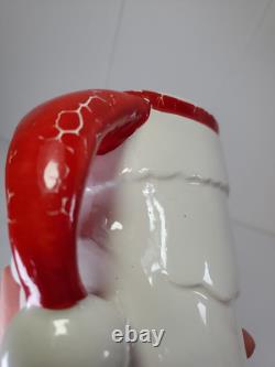 Holt Howard Winking Santa Christmas Pitcher 6 Foil tag See Photos Holt Howard Winking Santa Christmas Pitcher 6 Foil tag See Photos