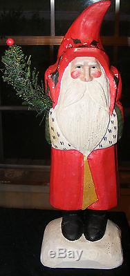 House Of Hatten BELSNICKLE SANTA WITH TREE RARE 1995