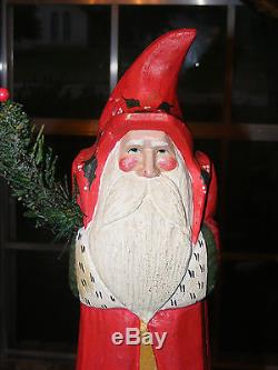 House Of Hatten BELSNICKLE SANTA WITH TREE RARE 1995