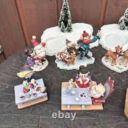 Huge Rudolph Enesco Island Of The Misfits Figurines Ice Pond Lot Of 14