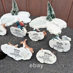 Huge Rudolph Enesco Island Of The Misfits Figurines Ice Pond Lot Of 14