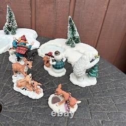 Huge Rudolph Enesco Island Of The Misfits Figurines Ice Pond Lot Of 14