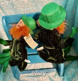 IRISH St. Patrick's Day ANNALEE Mobilitee Dolls LEPRECHAUN Lot Of 10