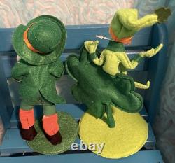 IRISH St. Patrick's Day ANNALEE Mobilitee Dolls LEPRECHAUN Lot Of 10