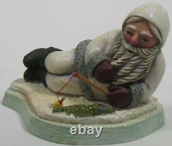 Ice Fishing Santa Santa Leo Smith #289 Brand New In Box Ey4009 Rare