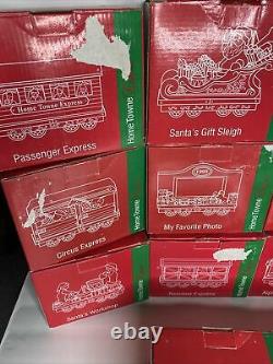 JCPenney Home Towne Express Christmas Collector Train Cars 23 Piece Set Vintage
