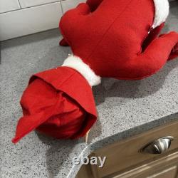 JUMBO UNUSED! Vintage 1982 Annalee Christmas Elf Large Sitting Red 30+ JUMBO UNUSED! Vintage 1982 Annalee Christmas Elf Large Sitting Red 30+