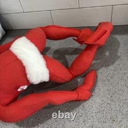 JUMBO UNUSED! Vintage 1982 Annalee Christmas Elf Large Sitting Red 30+ JUMBO UNUSED! Vintage 1982 Annalee Christmas Elf Large Sitting Red 30+