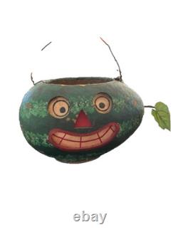 Jamieson Studio vintage watermelon/pumpkin bucket