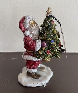 Jay Strongwater Annual Holiday Box 2018 Santa Tree SIGNED by Artist MIB COA