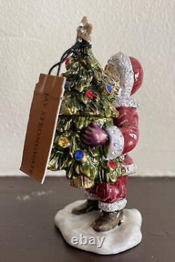 Jay Strongwater Annual Holiday Box 2018 Santa Tree SIGNED by Artist MIB COA