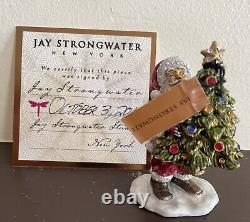 Jay Strongwater Annual Holiday Box 2018 Santa Tree SIGNED by Artist MIB COA