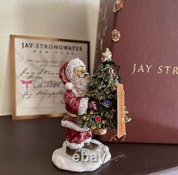 Jay Strongwater Annual Holiday Box 2018 Santa Tree SIGNED by Artist MIB COA