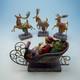 Jim Shore 2004 Set Of 4 1 Sleigh Delivering Joy With3 Reindeer Complete Read
