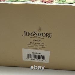 Jim Shore 2004 Set of 4 1 Sleigh Delivering Joy with3 Reindeer Complete READ