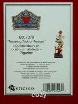 Jim Shore Disney Traditions Huey, Dewey & Louie Stacked Halloween 6007079 Mib