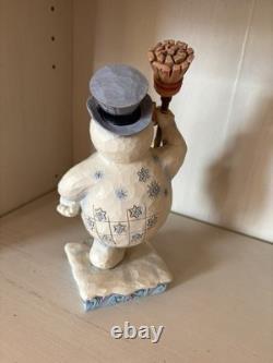 Jim Shore Frosty The With Broom Statue Snowman